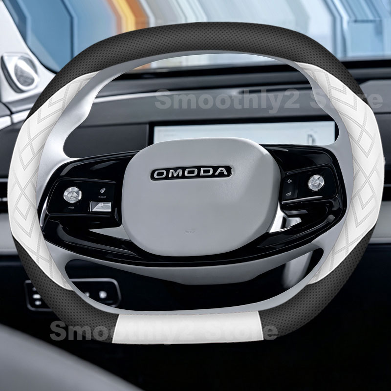 Car Steering Wheel Cover Anti Slip Breathable - Car Leather Steering Wheel Cover For