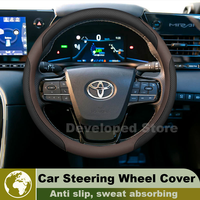 Car Steering Wheel Cover For T - Car Steering Wheel Cover Anti Slip Breathable 评论和价格