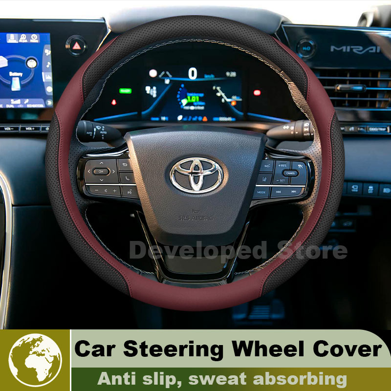 Car Steering Wheel Cover For T - Car Steering Wheel Cover Anti Slip Breathable 评论和价格