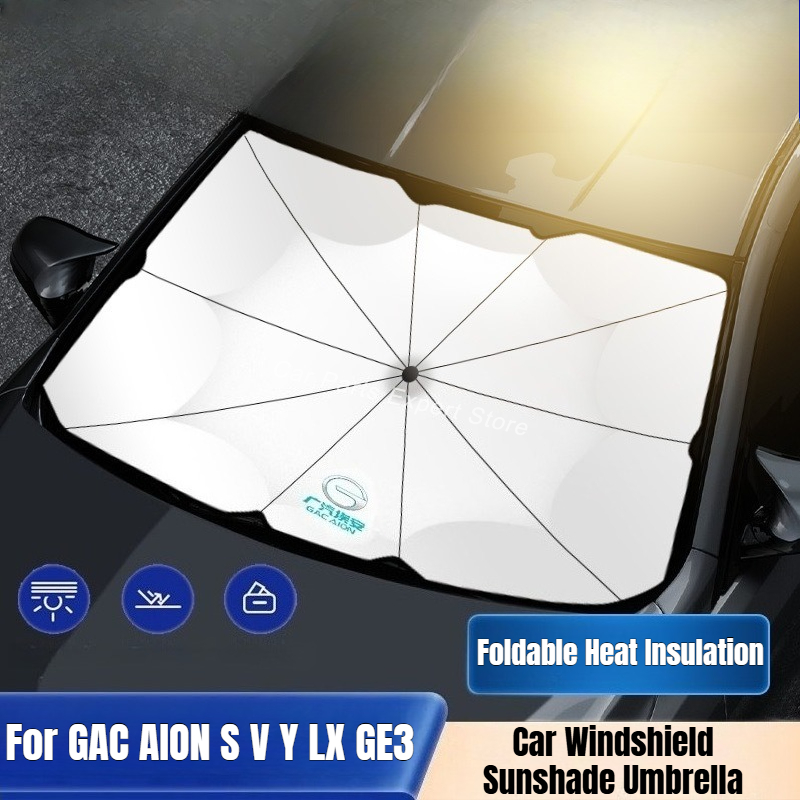 For GAC AION S V Y LX GE3 Car  - Car Sunshade Windshield Umbrella Foldable 评论和价格