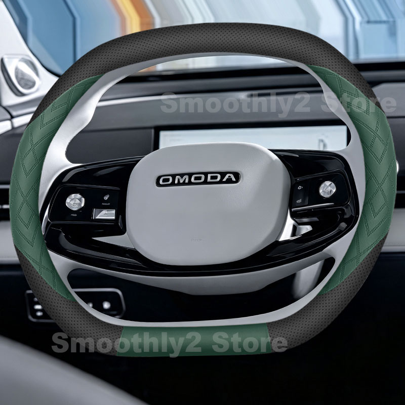 Car Leather Steering Wheel Cov - Car Steering Wheel Cover Anti Slip Breathable 评论和价格