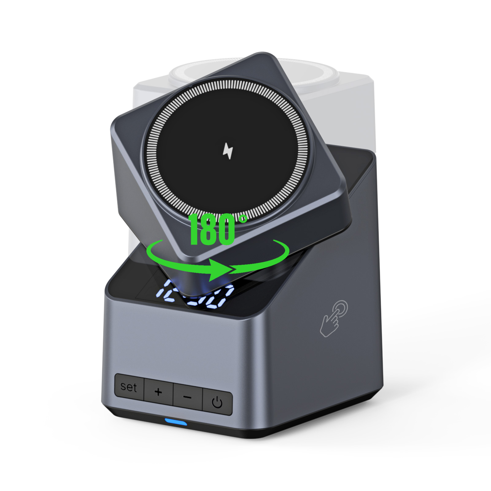 Magnetic 4 in 1 Auto Rotation  - Wireless Car Charger Mount Fast Charging 评论和价格