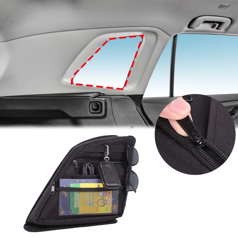 Rear Quarter Window Organizer  - Car Trunk Organizer Foldable Storage Box 评论和价格