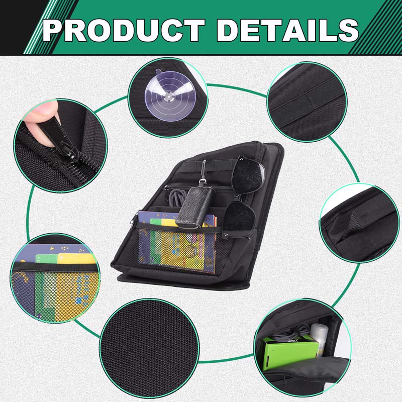 Rear Quarter Window Organizer  - Car Trunk Organizer Foldable Storage Box 评论和价格