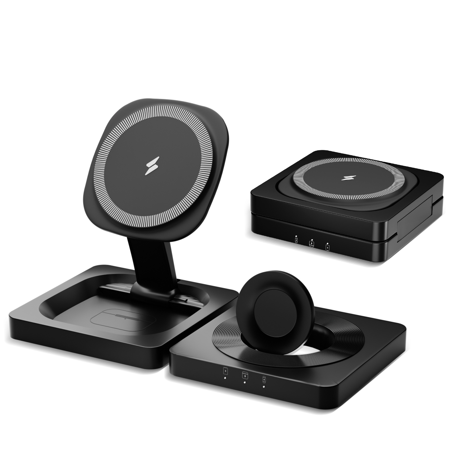 3 in 1 15W Wireless Chargers M - Wireless Car Charger Mount Fast Charging 评论和价格